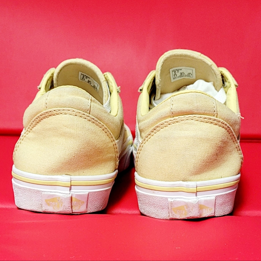 Vans Old Skool Classic Low Yellow Mango Womens Shoes # 500714 size 6 - Picture 4 of 8